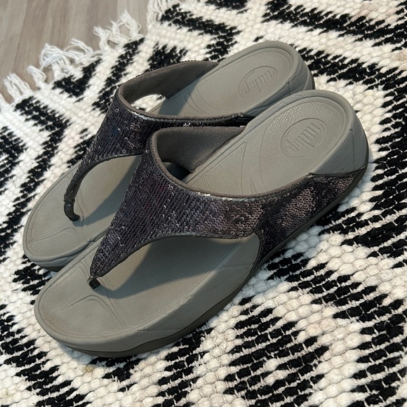 Fitflop Metallic Sandals - Picture 3 of 7